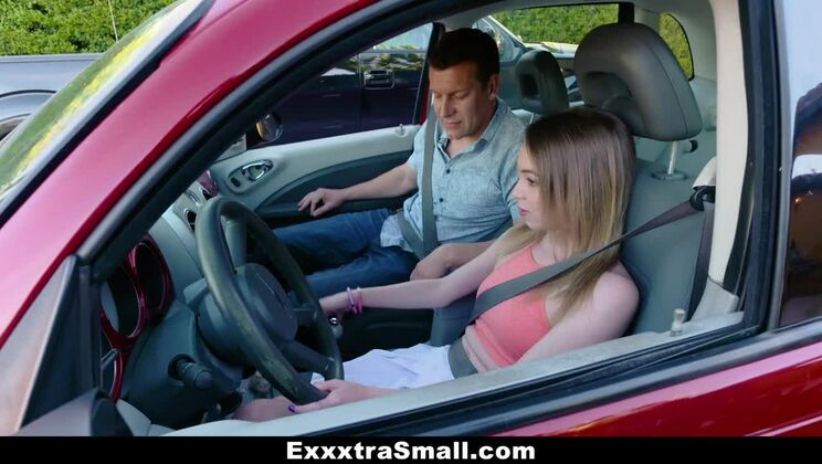 ExxxtraSmall - Skinny Teen Sucks Cock Gets Ass Fucked To Pass Driving Test