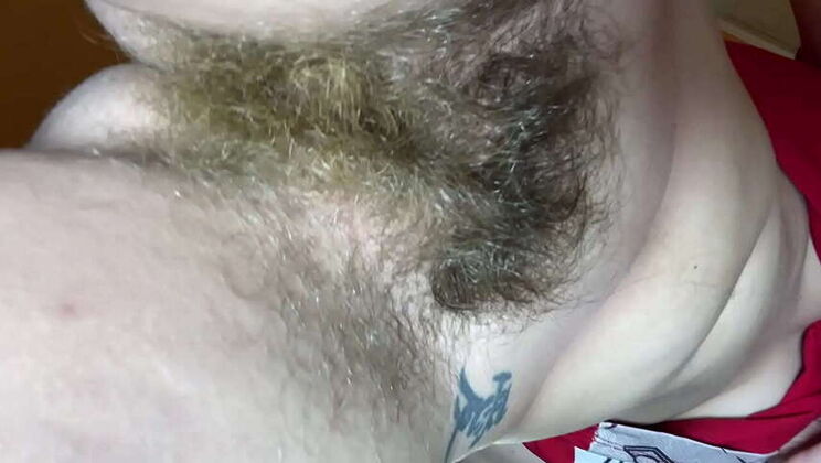 10 minutes of hairy pussy appreciation: close-up of big bush