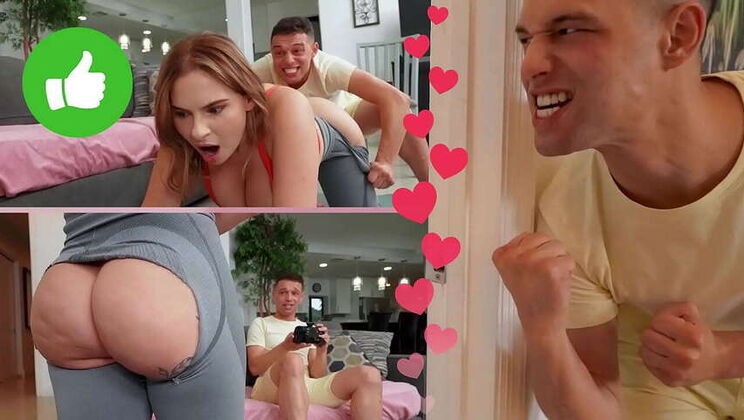 Johnny Love Plays a Dirty Trick on His Girlfriend Brandy Renee in Hardcore BangBros Scene