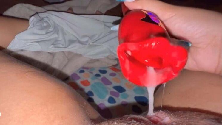 Naughty Indian Wife Anjali Squirts Hard Using Her New Sex Toy - Fingering & Vibrator Orgasm