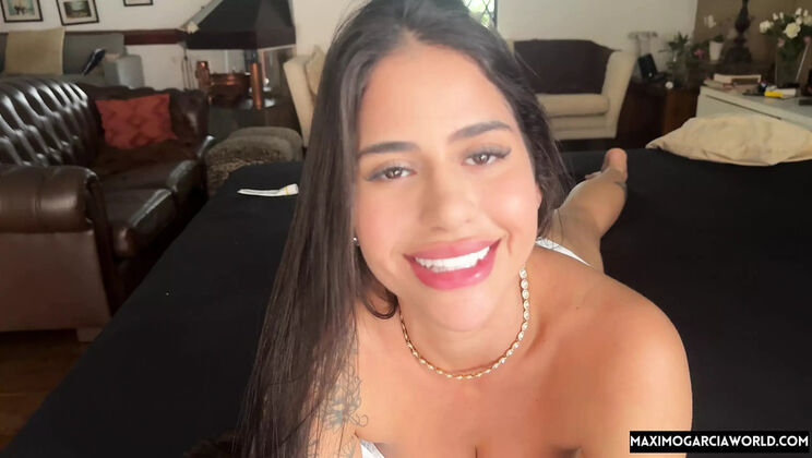 Brunette Latina Screams Hard in Rough POV Fuck - Big Tits & Big Ass Pounded