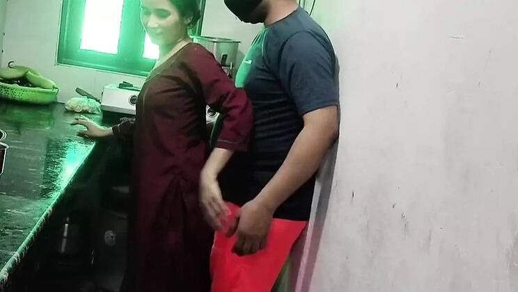 Desi Maid Fucked Hard by Boss in Kitchen - Rough Indian Sex with Kajolbabs