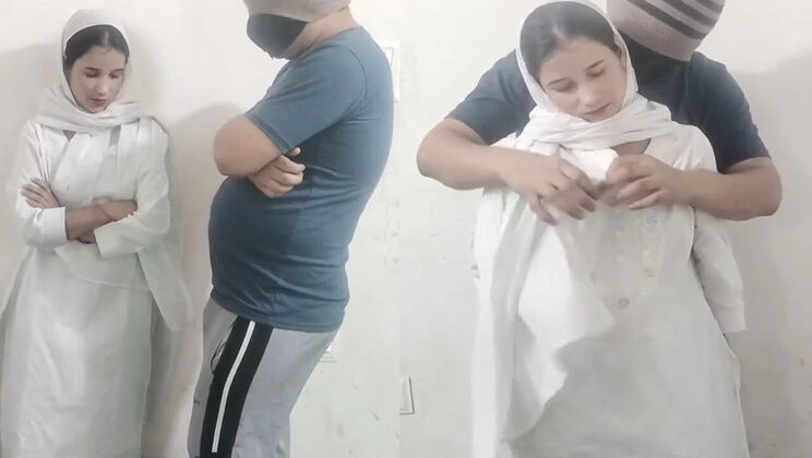 Desi Muslim Teen Mina Gets Paid For Rough Doggy Style Sex - Tight Pussy Fucked Hard