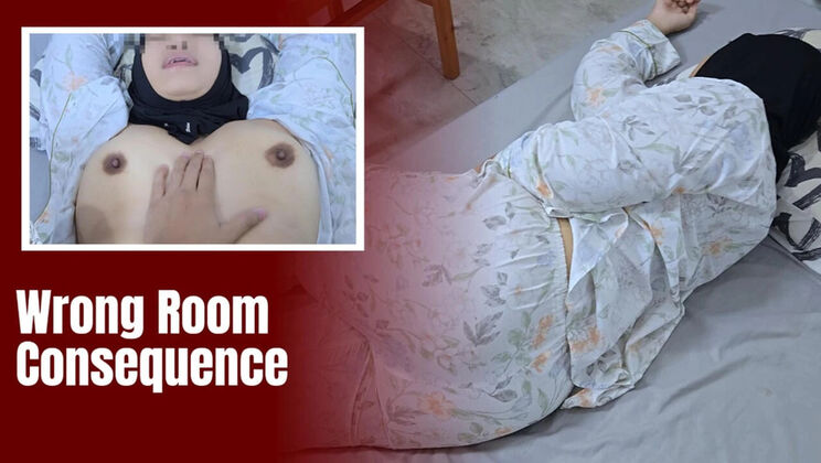 Hijab Sister-in-Law Minokiiko Fucked Hard in Bed - Tight Pussy & Cumshot