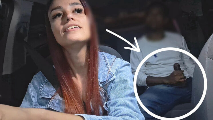 Naughty Redhead Fanny Squirting in Car - Public Masturbation & Risky Sex