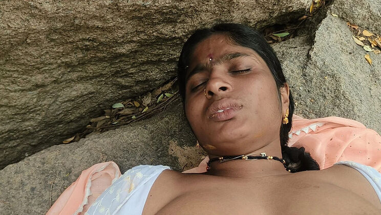 Hot Indian Couple Fucks in Jungle for Birthday Gift - Big Tits, Monster Cock, Tight Pussy
