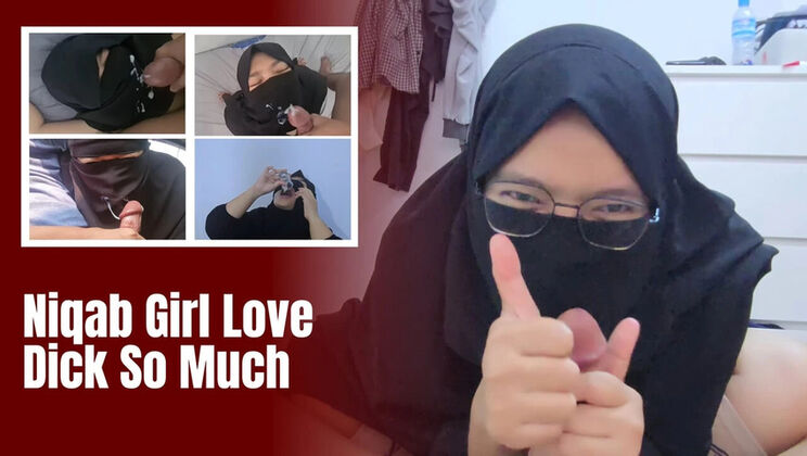 Minokiiko Hijab Blowjob Compilation - Asian Teen Loves Cum in Mouth